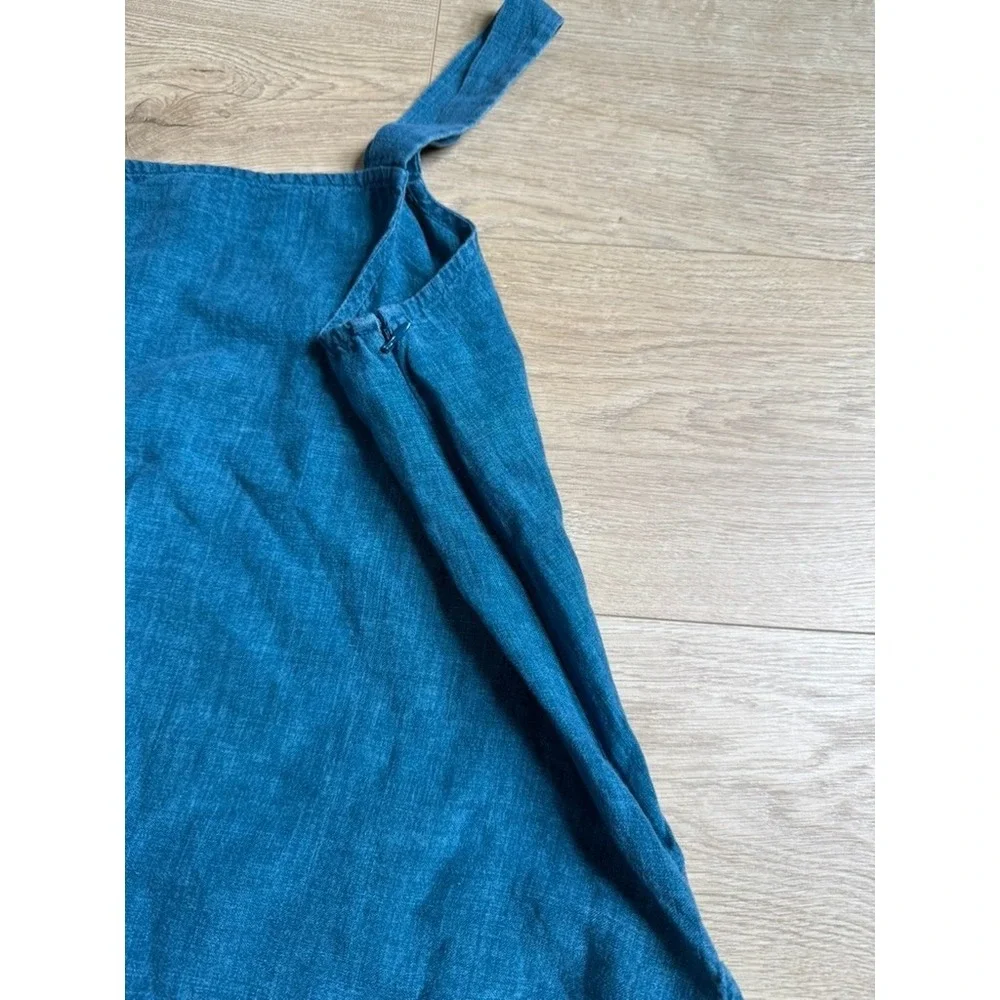 EUC Eileen Fisher Women's Organic Linen Delave Tank Cami in‎ Reef Size M